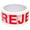 Banda Adeziva Personalizata REJECT, 50 mm x 66 m Lungime 66 m, Latime 50 mm, Culoare Rosu / Alb, Silentios Da-Benzi Adezive P...