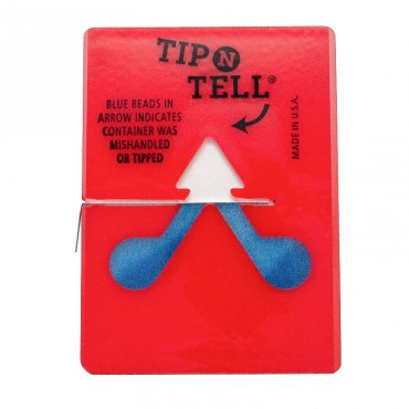 Индикатор наклона 80 градусов, ширина 70 мм, высота 95 мм, цвет красный