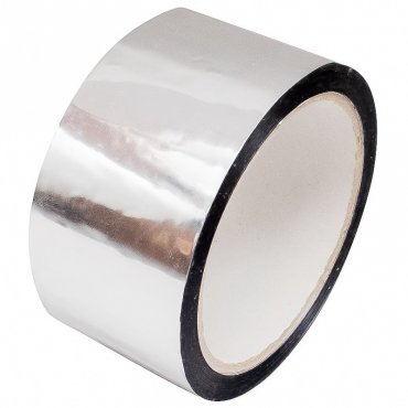 Алюминиевая лента 50 мм х 50 м х 47 мкм, Длина 50 м, Акриловый клей, Ширина 50 мм, Толщина 47 мкм, Цвет серебристый
