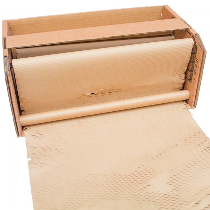 Dispenser Hartie Kraft Honeycomb 70 g Lungime 100/170M m, Latime 400 mm, Culoare Natur, Gramaj 70 gr-Hartie Pentru Ambalare