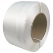 Banda PES Netesuta Compozit, Alb, 16 mm x 850 m, 450 kg, Tub 200 mm