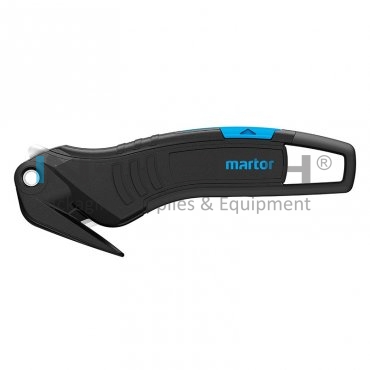 Cutter De Siguranta SECUMAX 320 MARTOR Lungime 158 mm, Latime 56 mm, Grosime 13 mm, Lama Metal, Culoare Negru, Suport Plastic