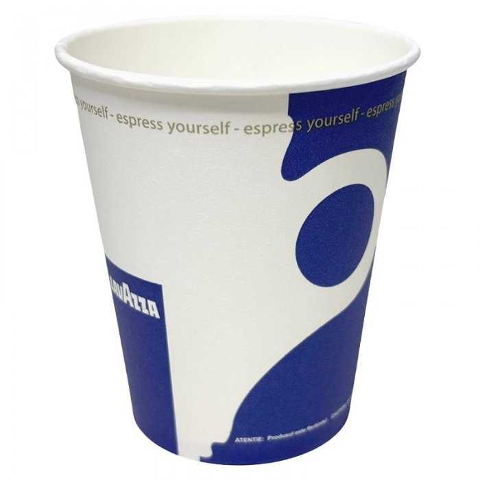 Pahar Carton 6.5 oz Pentru Aparate Automate, Imprimare Lavazza, Vending, 100 buc/set Ambalare 100 buc/set, Volum Oz 6.5, Culo...