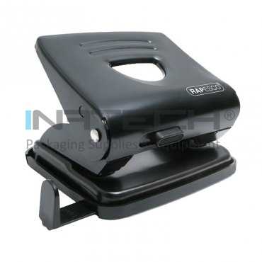 Металлический перфоратор Rapesco, 25 листов, черный. Пробивает до 25 листов, количество отверстий 2, цвет черный.