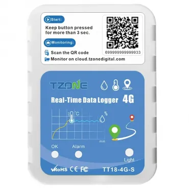 Termometru Digital TT18-4G-S - Monitorizare Temperatura Dimensiuni 90 X 64 X 27 mm, Greutate 138 gr