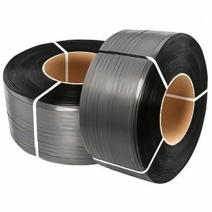Banda Paletizare PP Lungime 1600 m, Latime 16 mm, Grosime 0.70 mm, Utilizare Semiautomata, Culoare Negru, Diametru Tub 200 mm...