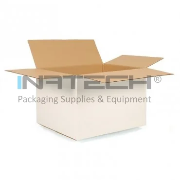 Волнистый картон CO5, натуральный, длина 286 мм, ширина 236 мм, высота 226 мм, цвет белый, тип картона CO5, 10 шт. / упаковка