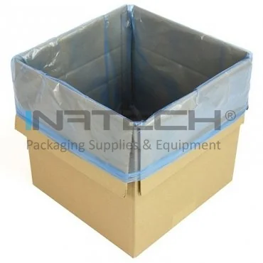 Мешки и чехлы VCI антикоррозийные, ширина 1275 мм, высота 2000 мм, складка 2 х 435 мм, толщина 80 мкм, цвет синий, 1 шт. / пакет