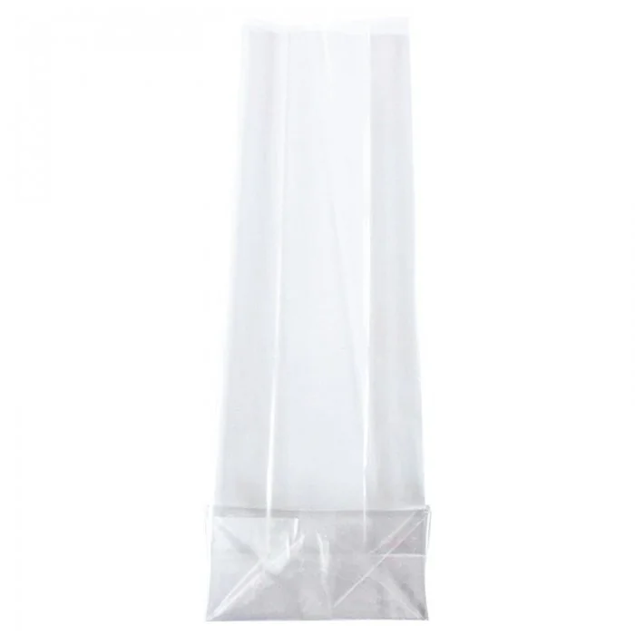 Pungi Cu Pliu De Fund Latime 120 mm, Inaltime 275 mm, Grosime 35 my, Culoare Transparent, Buc / Pachet 1000-Pungi Saci Si Rec...